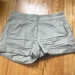 J Crew khaki shorts.